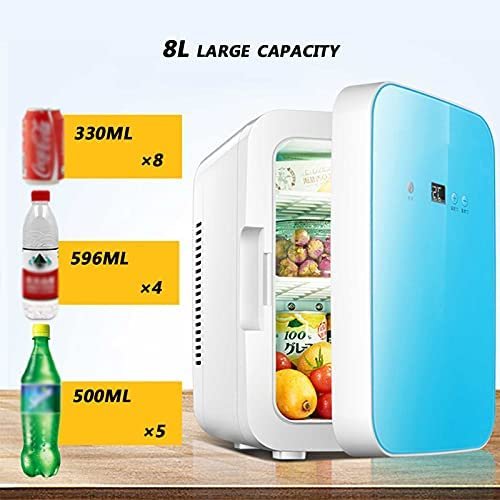 8L Mini Fridge, Mini Freezer, Car Refrigerator,Compact Cooler and ...