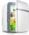 10L Bedroom Mini Refrigerator – Car, Desk & College Dorms – 12v Portable Cooler & Heater for Food, Beverage, Skincare, Beauty and Makeup Mini Refrigerator