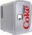 Coca-Cola Diet Coke Portable 6 Can Thermoelectric Mini Fridge Cooler/Warmer, 4 L/4.2 qt, Grey, 12V DC/110V AC for home, dorm, car, boat, beverages, snacks, skincare, cosmetics, medication