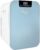 Cooluli 20L Mini Fridge For Bedroom – Car, Office Desk & College Dorm Room – Glass Front & Digital Temperature Control – 12v Small Refrigerator for Food, Drinks, Skin Care, Beauty & Breast Milk (Blue)