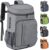 Maelstrom Cooler Backpack,35 Can Backpack Cooler Leakproof,Insulated Soft Cooler Bag,Beach Cooler Camping Cooler,Ice Chest Backpack,Travel Cooler for Grocery Shopping,Kayaking,Fishing,Hiking,Grey