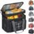 Maelstrom Collapsible Soft Sided Cooler – 60 Cans Extra Large Lunch Cooler Bag Insulated Leakproof Camping Cooler, Portable for Grocery Shopping, Camping, Tailgating and Road Trips，Black