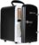 COYCYQI 4L/6 Can Portable USB Fridge，Mini Fridge, Cooler and Warmer Compact Small efrigerator, for Skincare, Beverage, Home and ravel, Black (Matt Black)