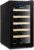 18-Bottle Wine Cabinet Refrigerator, Small Independent Wine Cellar, Temperature-Controlled Electronic Wine Refrigerator, Tempered Glass Door with Lock (Color : Black, Size : 34 * 64.2 * 51cm)