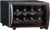 8 Bottle Mini Wine Cooler Fridge Small Countertop Thermoelectric Wine Cellar Refrigerator Wine Cabinet with Fridge Space Bar Cabinets for Liquor and Galsses for Bedroom, Office, Kitchen