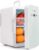 AstroAI Mini Fridge 6 Liter/8 Can Skincare Fridge, Mini Frigo with Temperature Control – AC/12V DC Portable Thermoelectric Cooler and Warmer for Bedroom, Make Up, White