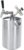 Beer Kegerator, 5L Stainless Steel Home Brewing Mini Beer Keg Spear Dispenser Tap 2 Class Pressure Gauge Pressurized Keg Growler