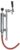 Bev Rite CPE84 Premium Upright Beer Picnic Assembly Keg Tap Convertor, 8″ Pump 8″, Without Coupler, Silver