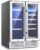 CHEFJOY Beverage and Wine Cooler Refrigerator, Dual Zone 2-in-1 Wine Fridge Cellar w/Independent Temperature Control, LED Lights, 18 Bottles & 57 Cans, Quiet Operation, Freestanding or Built-in