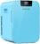 COSTWAY 20L Compact Mini Refrigerator, 16℉-149℉ Portable Cooler Warmer Fridge with Digital Temperature Control for Cosmetics, Makeup, Single Door Skincare Fridge for Car, Home, Office, Dorm(Blue)