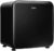 COSTWAY Compact Refrigerator, 1.6 cu ft. Single Door Small Fridge with Adjustable Temperature 32℉ to 50℉, Auto Defrost, Reversible Door, Removable Glass Shelves, Mini Fridge for Bedroom, Apartment (Black)