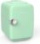 CROWNFUL Mini Fridge, 4 Liter/6 Can Portable Cooler and Warmer Personal Fridge for Skin Care, Cosmetics, Food,Great for Bedroom, Office, Car, Dorm, ETL Listed (Green)