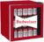 CURTIS MIS168BUD Budweiser 50 Can Beverage Cooler, Glass Door, 1.8 cu ft, Red