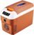 Car Fridge, Electric Cool Box,10L Litre Freezer 12V 220V Portable Mini Travel Refrigerator Hot/Cold Suitable for Truck Driver, Camping, Picnic Etc (Color : 2)