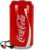 Coca-Cola 8 Can Portable Mini Fridge, 5.4L (5.7 qt) Compact Personal Travel Fridge for Snacks Lunch Drinks Cosmetics, Includes 12V and AC Cords, Cute Desk Accessory for Home Office Dorm Travel, Red
