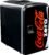 Coca-Cola Coke Zero 4L Portable Cooler/Warmer, Compact Personal Travel Fridge for Snacks Lunch Drinks Cosmetics, Includes 12V and AC Cords, Desk Accessory for Home Office Dorm Travel, Black