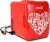Coca-Cola World 1971 Series Portable 6 Can Thermoelectric Mini Fridge Cooler/Warmer, 4 L/4.2 Quarts Capacity, 12V DC/110V AC for home, dorm, car, boat, beverages, snacks, skincare, cosmetics, medication