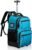 Cooler Backpack with Wheels, Detachable Insulated Rolling Cooler on Wheels 25 Cans, Large Capacity Leak Proof Lunch Backpack Cooler Bag for Travel BBQ Picnic Fishing Camping Park Beach, Blue