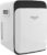 Cooluli 15L Mini Fridge for Bedroom – Car, Office Desk & College Dorm Room – 12V Portable Cooler & Warmer for Food, Drinks, Skincare, Beauty, Makeup & Cosmetics – AC/DC Small Refrigerator (White)
