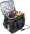D25 Hybrid Portable 12V Cooler Bag with Shoulder Strap, 24.5L / 26 qt Soft-Sided Iceless Thermoelectric Travel Fridge, Grey and Black