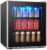 DORTALA 60 Can Beverage Refrigerator Beer Wine Soda Drink Cooler Mini Fridge Glass Door