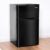 DORTALA Compact Refrigerator, 3.2 Cu Ft Mini Fridge, Separate Freezer with 2-Door Design, Wide Angle LED Light, Rapid Refrigeration, Energy Saving, Quiet Operation, Black