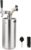 FERRODAY 128oz Mini Keg Growler Tap System Beer Dispenser Stainless Steel Keg Keeps Fresh for Craft Draft Beer Homebrew Portable Mini Keg Compact Kit