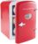 Frigidaire RED EFMIS129- CP4 Mini Portable Compact Personal Fridge Cooler, 4 Liter Capacity Chills Six 12 oz Cans, 100% Freon-Free & Eco Friendly, Includes Plugs for Home Outlet & 12V Car Charger