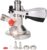 G5/8 Keg Coupler, Stainless Steel Beer Keg Coupler A Type Distributor Coupler with Relief Valve Brewing Accessory