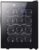 HOLPPO Mini Fridge Wine Cooler Refrigerators White Red Wine Fridge Chiller Countertop Wine Cooler Double-Layer Glass Door Low Noise Digital Temperature Display/12 Bottle