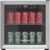 Honeywell Beverage Refrigerator and Cooler, 48 Can Mini Fridge with Glass Door for Soda Beer or Wine for Office or Bar with Adjustable Removable Shelving