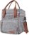 Insulated Cooler Bag Leakproof Portable Soft Cooler Lunch Bags with Adjustable Shoulder Strap Suitable for Camping Picnic Beach 24-Can (15L) (Gray)