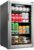 Ivation 101 Can Beverage Refrigerator | Freestanding Ultra Cool Mini Drink Fridge | Beer, Cocktails, Soda, Juice Cooler for Home & Office | Reversible Glass Door & Adjustable Shelving, Stainless Steel