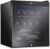Ivation 12 Bottle Compressor Wine Cooler Refrigerator w/Lock | Large Freestanding Wine Cellar For Red, White, Champagne or Sparkling Wine | 41f-64f Digital Temperature Control Fridge Glass Door Black