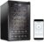Ivation 51 Bottle Compressor Wine Cooler Refrigerator with Wi-Fi Smart App Control Cooling System | Large Freestanding Wine Cellar Fridge For Red White Champagne or Sparkling, Black Glass Door & Lock