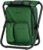 KUTON Camping Chair, Insulated Backpack, Folding Chair W/ Cooler Bag, 3.5lbs Folding Stool Max. Capacity 286LBS, Small Portable Chair for Outdoor, Hiking, Fishing, Camping, Picnic, Green