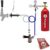 Kegco 3PSCK-5T Kegerator Kit, 1-Tap, Chrome