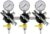 Kegco Secondary Regulator, Triple Gauge