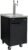 Kegco Two Faucet Commercial Direct Draw Beer Dispenser Black Kegerator Keg Cooler XCK-1B-2