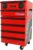 Koolatron BFG Classic Chest Fridge with Bluetooth Speaker, 1.8 Cu. Ft. (50L) -Built-in Power Station and USB Plugs, and Integrated Tool Storage for Garage or Shop-Red