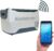 Koolatron SmartKool SK30 Portable Cooler Freezer 32 Quart / 30L Bluetooth Enabled 12V DC/110V AC Refrigerator for Travel, Camping, Car, Truck, Boat, RV, Tailgate, BBQ, Hotel