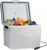 Koolatron Thermoelectric Iceless 12 Volt Cooler Warmer 45 qt (42 L), Electric Portable Car Cooler with DC Plug, Grey and White, for Travel Camping Fishing Trucking, Made in North America