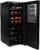Koolatron Urban Series 24 Bottle Dual Zone Wine Cooler, Black Thermoelectric Wine Fridge, 2.4 cu. ft (68L), Freestanding Wine Cellar, Wine Storage for Home Bar, Kitchen, Apartment, Condo