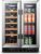 Lanbo Wine and Beverage Refrigerator, Dual Zone Built-in Wine and Drink Center, 18 Bottle and 55 Can