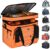 Maelstrom Collapsible Soft Sided Cooler – 60 Cans Extra Large Lunch Cooler Bag Insulated Leakproof Camping Cooler, Portable for Grocery Shopping, Camping, Tailgating and Road Trips,Orange