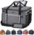 Maelstrom Collapsible Soft Sided Cooler – 75 Cans Extra Large Lunch Cooler Bag Insulated Leakproof Camping Cooler, Portable for Grocery Shopping, Camping, Tailgating and Road Trips，Grey