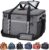 Maelstrom Collapsible Soft Sided Cooler – 75 Cans Extra Large Lunch Cooler Bag Insulated Leakproof Camping Cooler, Portable for Grocery Shopping, Camping, Tailgating and Road Trips,Grey