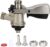 Male Thread G5/8 Type Stainless Steel Brewing Draft Beer Keg Tap Coupler Dispenser SType Beer Keg Coupler for Beer Drafting Machines, Beer Taps, Beer Towers, Wine Spears, Refrigerators