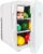 Mini Fridge 10L Beer Drinks Portable Small Refrigerator with Temperature Control AC/DC Powered Thermoelectric System Cooler and Warmer for Car/Camping/Travel,Single core