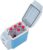 Mini Fridge, 12V Cooler and Warmer Refrigerator, 7.5 Liter Portable Personal Fridge for Skincare, Cosmetics, Beverage, Food, Home, Dorm, Office, Car and Travel, with Car Charger